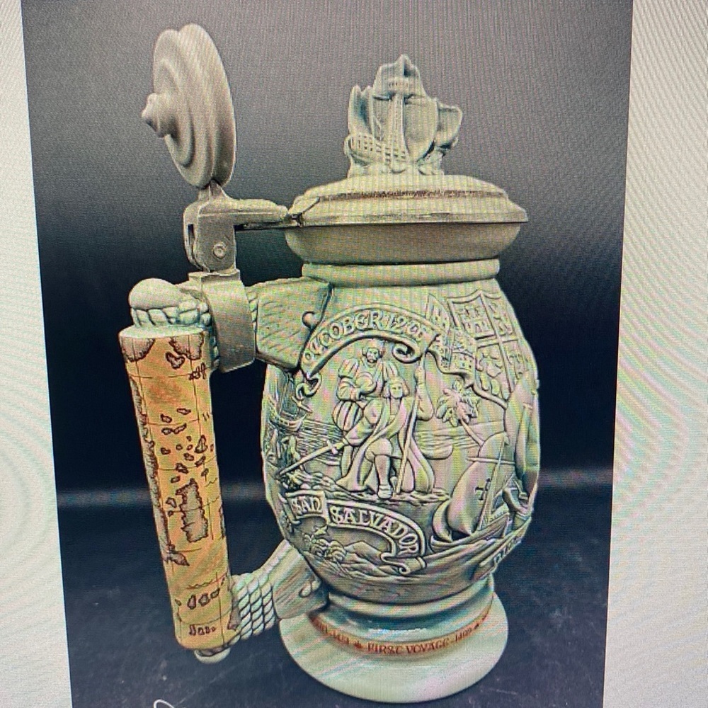 Vintage 1992 Avon Christopher Columbus Beer Stein